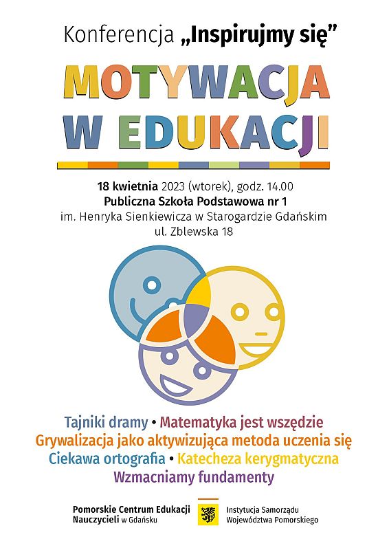 Konferencja „Inspirujmy się” – pt. MOTYWACJA W EDUKACJI